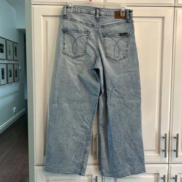 BNWOT Calvin Klein High Rise Wide Leg Size 4/27 - Picture 7 of 13